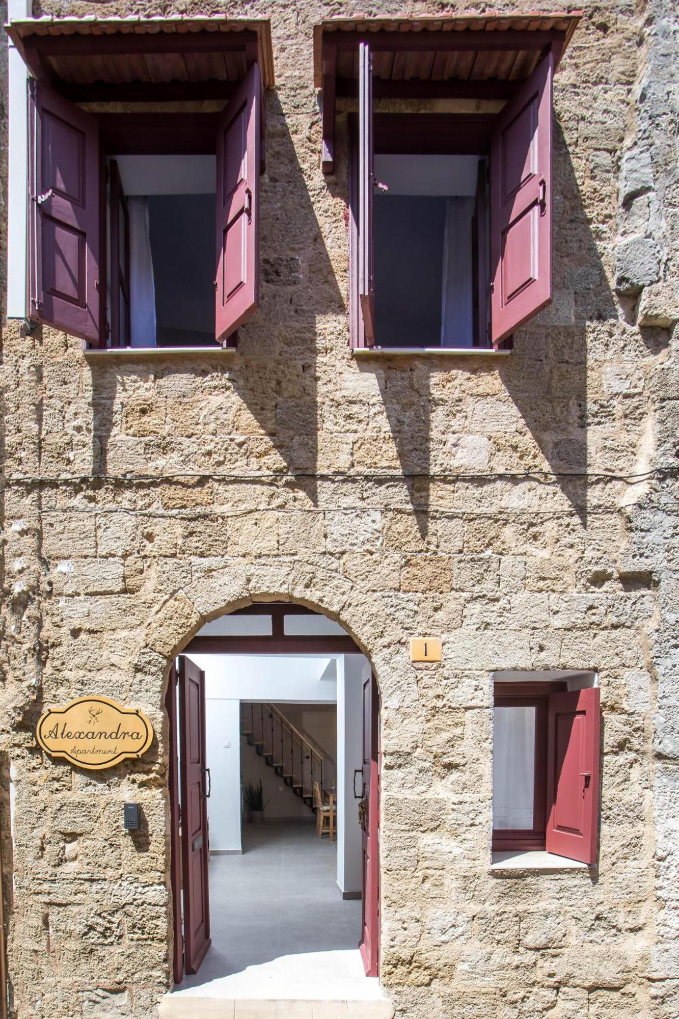 فيلا Alexandras Stone House Rhodes City المظهر الخارجي الصورة